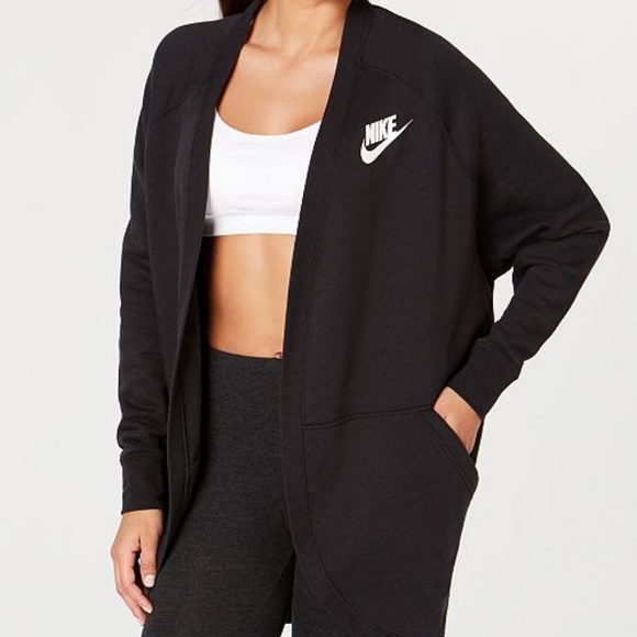 nike sweatshirt cardigan